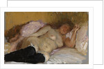 Natalia Nordman Sleeping, 1900s by Ilya Yefimovich Repin