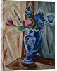 Blue Vase with Flowers, 1913 by Olga Vladimirovna Rozanova