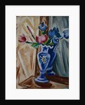 Blue Vase with Flowers, 1913 by Olga Vladimirovna Rozanova