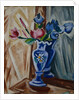 Blue Vase with Flowers, 1913 by Olga Vladimirovna Rozanova