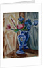 Blue Vase with Flowers, 1913 by Olga Vladimirovna Rozanova