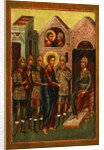 Christ before Pilate, Early 20th cen by Russian icon