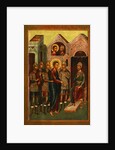 Christ before Pilate, Early 20th cen by Russian icon