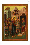 Christ before Pilate, Early 20th cen by Russian icon