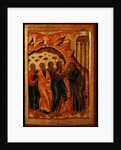 The Healing of the Man born Blind, Second Half of the 17th cen by Russian icon
