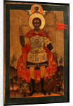 Saint Martyr John the Warrior, End of 17th cen by Russian icon