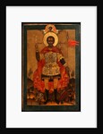 Saint Martyr John the Warrior, End of 17th cen by Russian icon