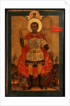 Saint Martyr John the Warrior, End of 17th cen by Russian icon