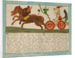 The Vision of Saint John: daughter of a whore sitting on a chariot of fire, Early 19th cen by Russian Master