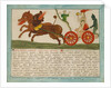 The Vision of Saint John: daughter of a whore sitting on a chariot of fire, Early 19th cen by Russian Master
