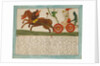 The Vision of Saint John: daughter of a whore sitting on a chariot of fire, Early 19th cen by Russian Master