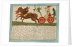 The Vision of Saint John: daughter of a whore sitting on a chariot of fire, Early 19th cen by Russian Master