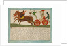 The Vision of Saint John: daughter of a whore sitting on a chariot of fire, Early 19th cen by Russian Master