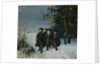 Return from school, 1884 by Gavriil Fyodorovich Rybakov