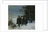 Return from school, 1884 by Gavriil Fyodorovich Rybakov