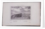 Views of Saint Petersburg. View of the Senate building from the Saint Isaacs Bridge, 1833 by Vasily Semyonovich Sadovnikov