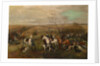 Hunting party with the Emperor Alexander III and Empress Maria Feodorovna, 1880s by Nikolai Semyonovich Samokish