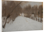 Winter Road to Domotkanovo, 1904 by Valentin Alexandrovich Serov