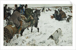 Peter I On The Hunt, 1902 by Valentin Alexandrovich Serov