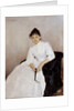 Portrait of the artist Maria Yakunchikova-Weber, 1885-1887 by Valentin Alexandrovich Serov