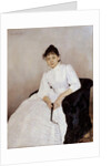 Portrait of the artist Maria Yakunchikova-Weber, 1885-1887 by Valentin Alexandrovich Serov