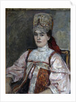 Portrait of Natalia Fyodorovna Matveyeva, 1908 by Vasili Ivanovich Surikov