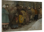 The Queue, ca 1921 by Alexander Ivanovich Vakhrameyev