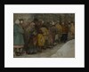 The Queue, ca 1921 by Alexander Ivanovich Vakhrameyev