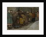 The Queue, ca 1921 by Alexander Ivanovich Vakhrameyev