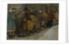 The Queue, ca 1921 by Alexander Ivanovich Vakhrameyev