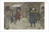 Snow removal, ca 1921 by Alexander Ivanovich Vakhrameyev