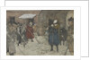 Snow removal, ca 1921 by Alexander Ivanovich Vakhrameyev