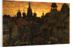 Ancient Moskow. Street in Kitay-gorod in the 17 century, 1900 by Appolinari Mikhaylovich Vasnetsov