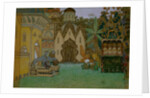 Stage design for the opera The Legend of the Invisible City of Kitezh and the Maiden Fevronia by N. Rimsky-Korsakov, 1907 by Appolinari Mikhaylovich Vasnetsov
