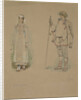 Snow Maiden and Lel. Costume design for the opera Snow Maiden by N. Rimsky-Korsakov, 1885 by Viktor Mikhaylovich Vasnetsov