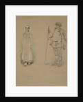 Snow Maiden and Lel. Costume design for the opera Snow Maiden by N. Rimsky-Korsakov, 1885 by Viktor Mikhaylovich Vasnetsov