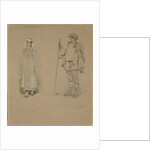 Snow Maiden and Lel. Costume design for the opera Snow Maiden by N. Rimsky-Korsakov, 1885 by Viktor Mikhaylovich Vasnetsov