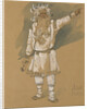 Grandfather Frost. Costume design for the opera Snow Maiden by N. Rimsky-Korsakov, 1885 by Viktor Mikhaylovich Vasnetsov