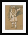 Grandfather Frost. Costume design for the opera Snow Maiden by N. Rimsky-Korsakov, 1885 by Viktor Mikhaylovich Vasnetsov