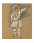 Grandfather Frost. Costume design for the opera Snow Maiden by N. Rimsky-Korsakov, 1885 by Viktor Mikhaylovich Vasnetsov