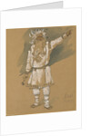 Grandfather Frost. Costume design for the opera Snow Maiden by N. Rimsky-Korsakov, 1885 by Viktor Mikhaylovich Vasnetsov
