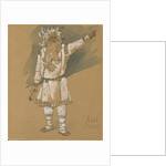Grandfather Frost. Costume design for the opera Snow Maiden by N. Rimsky-Korsakov, 1885 by Viktor Mikhaylovich Vasnetsov