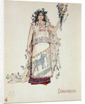 Spring Beauty. Costume design for the opera Snow Maiden by N. Rimsky-Korsakov by Viktor Mikhaylovich Vasnetsov