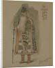 Tsar Berendey. Costume design for the opera Snow Maiden by N. Rimsky-Korsakov, 1885 by Viktor Mikhaylovich Vasnetsov