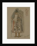 Tsar Berendey. Costume design for the opera Snow Maiden by N. Rimsky-Korsakov, 1885 by Viktor Mikhaylovich Vasnetsov
