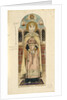 Eudoxia of Moscow (Study for frescos in the St Vladimirs Cathedral of Kiev), 1884-1889 by Viktor Mikhaylovich Vasnetsov