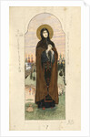 Saint Euphrosyne of Polatsk (Study for frescos in the St Vladimirs Cathedral of Kiev), 1884-1889 by Viktor Mikhaylovich Vasnetsov