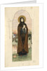 Saint Euphrosyne of Polatsk (Study for frescos in the St Vladimirs Cathedral of Kiev), 1884-1889 by Viktor Mikhaylovich Vasnetsov