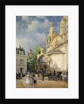 Coming out of a Church, 1870s-1880s by Mikhail Yakovlevich Villie
