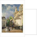 Coming out of a Church, 1870s-1880s by Mikhail Yakovlevich Villie